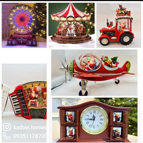 انواع دکوری های چراغدار و موزیکال کریسمسی