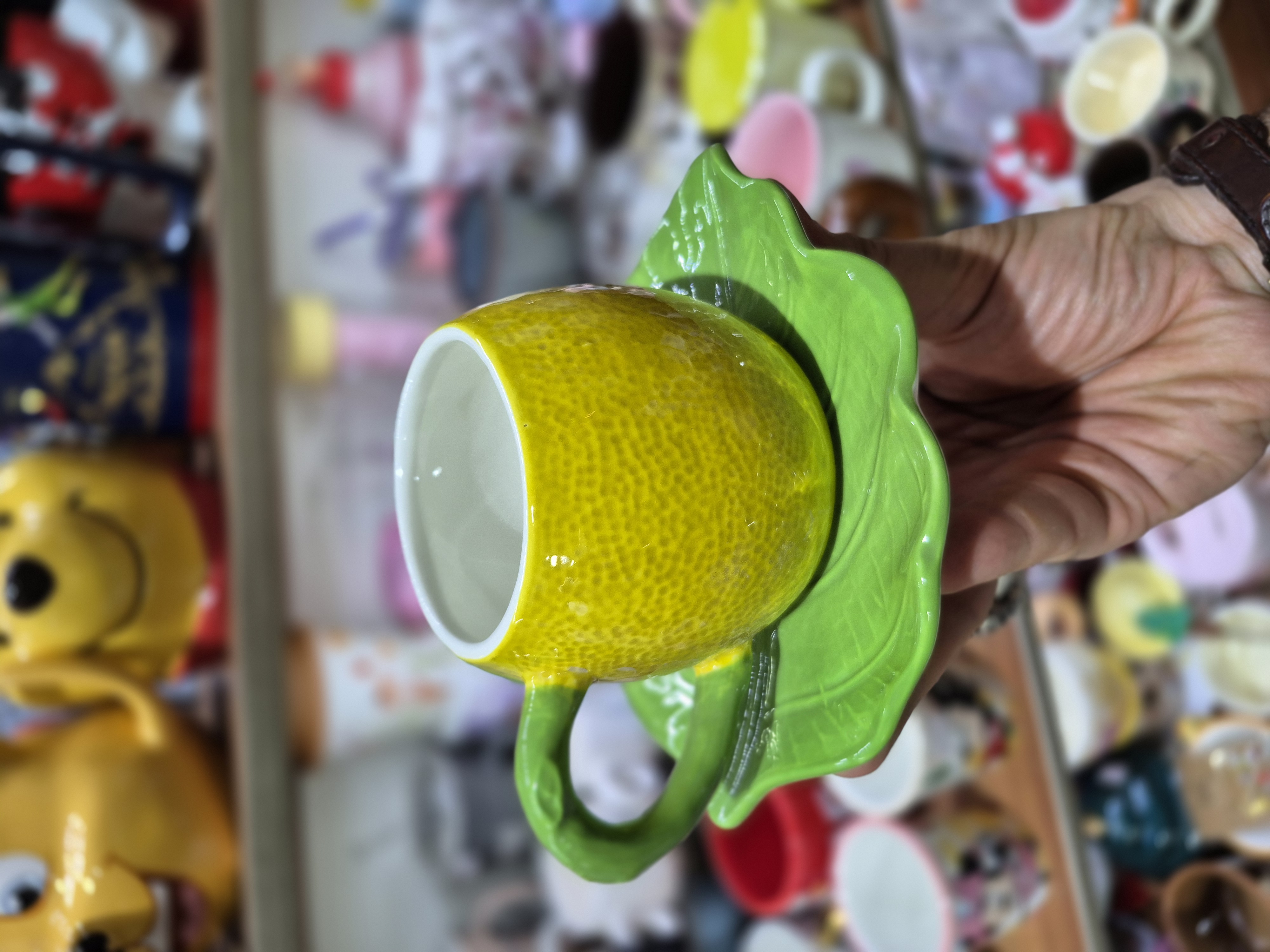 فنجان نعلبکی لیمو